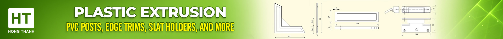 Plastic extrusion products